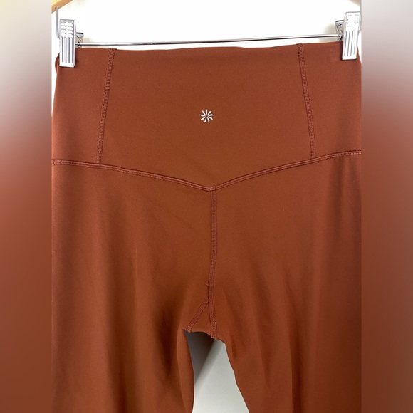 Athleta Ultra High Rise Elation Tight 7/8 Legging- Rust - Picture 4 of 8